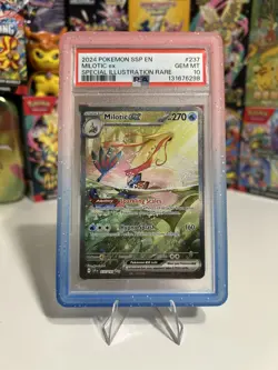 Milotic ex Pokemon Surging Sparks Special Illustration Rare 237/191 PSA 10 Guard - Image 1