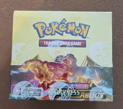 Pokemon TCG Sword & Shield | Darkness Ablaze Booster Box Factory Sealed - Image 1