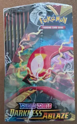 Pokemon TCG Sword & Shield | Darkness Ablaze Booster Box Factory Sealed - Image 5