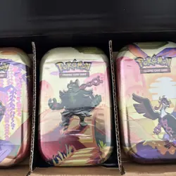Pokemon TCG Shrouded Fable Mini Tin Bundle 5 Tins One of Each Design New Sealed - Image 4