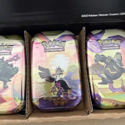 Pokemon TCG Shrouded Fable Mini Tin Bundle 5 Tins One of Each Design New Sealed - Image 5