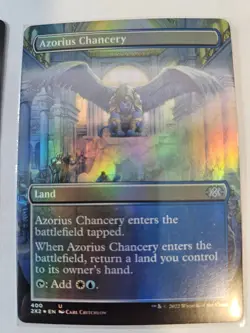 MTG Azorius Chancery FOIL Borderless - Double Masters 2022 - Image 1