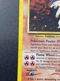 Typhlosion 18/111 Neo Genesis Holo Rare Pokemon TCG - Image 2