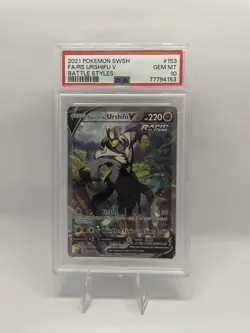Rapid Strike Urshifu V 153/163 Battle Styles PSA 10 Pokemon TCG Gem Mint - Image 1