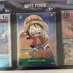 SEALED Gen Con 2023 Promo One Piece TCG Monkey D. Luffy Digimon DragonBall Z - Image 3