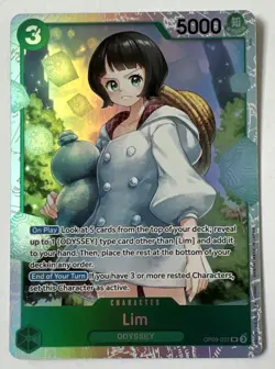 One Piece TCG Lim OP09-037 SR Foil English NM - Image 1