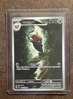 Pokemon Accelgor 094/086 Sv: White Flare Illustration Rare Holo 100 HP Card - Image 1