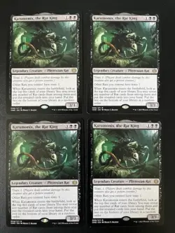 MTG- Karumonix, the Rat King x4 - Phyrexia: All Will Be One - Image 1