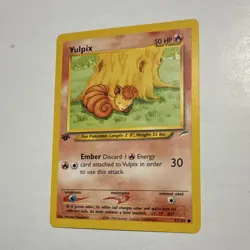 Nintendo Pokemon TCG Neo Destiny 1st Ed 2-Card Lot Vulpix + Light Ninetales - Image 3