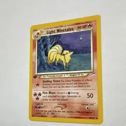 Nintendo Pokemon TCG Neo Destiny 1st Ed 2-Card Lot Vulpix + Light Ninetales - Image 5