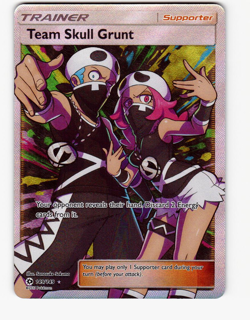 Pokemon TCG Team Skull Grunt 149/149 Sun And Moon Trainer Card - Image 1