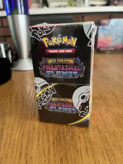 Pokemon TCG Phantasmal Flames Half Booster Box 18 card Packs NEW SEALED mega - Image 1