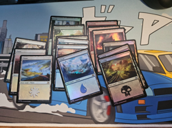MTG Basic Land Set FOIL - Aetherdrift - Image 1