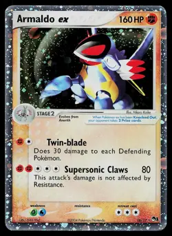 Pokemon Card - Armaldo ex POP Series 1 16/17 Rare Holo Bleed - Image 1