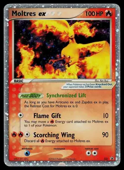 Pokemon Card - Moltres ex Nintendo Black Star Promos 031 Promo - Image 1