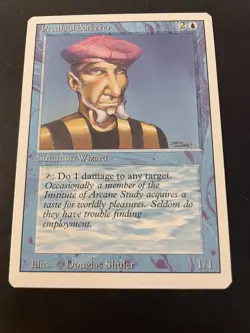 Magic Cards The Gathering MTG Revised Edition "Prodigal Sorcerer" - Image 1