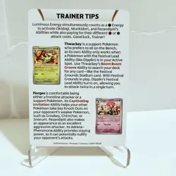 SINISTCHA EX TRAINER TIPS CARD TWILIGHT MASQUERADE BUILD & BATTLE POKEMON TCG - Image 2