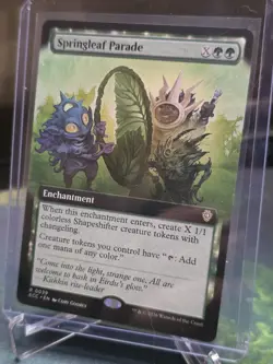 Springleaf Parade (Extended Art) Commander: Lorwyn Eclipsed Regular - Image 1
