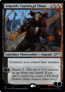 Angrath, Captain Of Chaos NM/M* FOIL PROMO ENGLISH 527 mtg -UnltdCards - Image 1