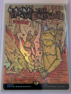 Wizards Hew the Entwood Universes Beyond LOTR Sorcery Foil 737 EN 2023 - Image 1
