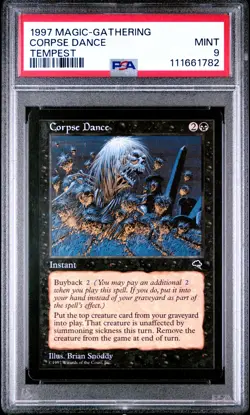 1997 MTG TEMPEST CORPSE DANCE PSA 9 - Image 1