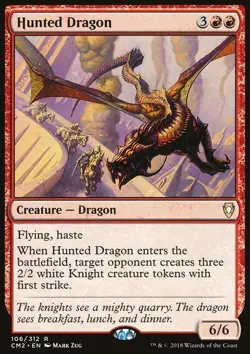 Hunted Dragon - Commander Anthology Volume II | MTG Card - Image 3