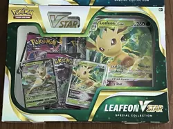 Pokemon TCG: Pokemon Center Glaceon & Leafeon V Star Special Collection Boxes - Image 4