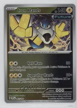 Iron Hands Reverse Foil Pokemon SV05: Temporal Forces #061 - Image 1