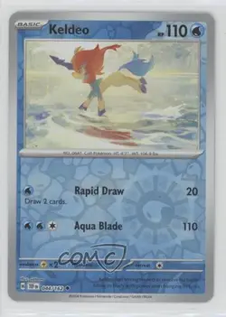 Keldeo Reverse Foil Pokemon SV05: Temporal Forces #044 - Image 1