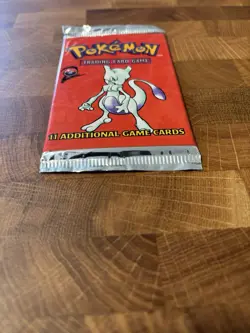 Pokemon Trading Cards Base Set 2, Booster Pack Factory Sealed Mewtwo Artwork - Image 3