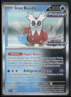 Iron Bundle Prerelease 058 Holo - Pokemon TCG SV: Scarlet & Violet Promo Cards - Image 1