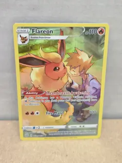 Pokemon Flareon TG01/TG30 Brilliant Stars Trainer Gallery SWSH09 Card NM/MINT - Image 1