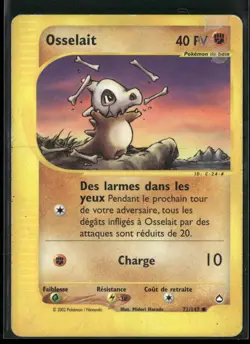 Osselait 72/147 - Pokemon TCG Aquapolis FRENCH - Image 1