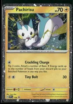 Pachirisu - 158 Holo - Pokemon TCG SV: Scarlet & Violet Promo Cards - Image 1
