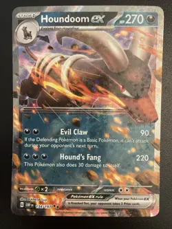 Houndoom EX 134/197 SV03 Obsidian Flames Double Rare NM - Image 1