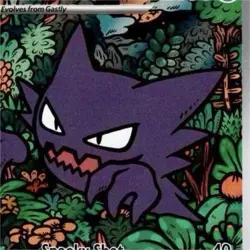 Pokemon TCG Haunter Holo Stage 1 100 HP English 027/092 MEP 2025 Arai Kiriko - Image 1