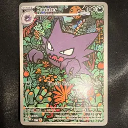 Pokemon TCG Haunter Holo Stage 1 100 HP English 027/092 MEP 2025 Arai Kiriko - Image 2