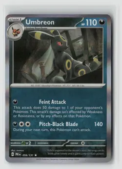Umbreon #059/131 Sv Prismatic Evolutions Pokemon TCG NM - Image 1