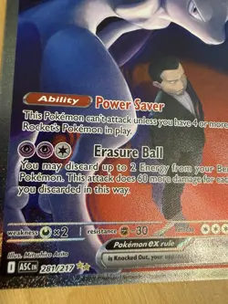 Team Rocket’s Mewtwo ex - 281/217 - SIR - Ascended Heroes - English Pokemon Card - Image 4