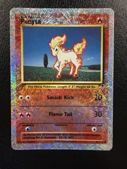 Pokemon TCG Ponyta Legendary Collection Reverse Holo Card 87/110 LP/MP - Image 1