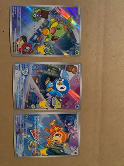 Turtwig Chimchar Piplup MEP 040 041 042 Pokemon 30th Anniversary First Partner - Image 1