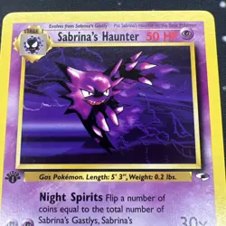 Sabrina's Haunter 58/132 2000 Gym Heroes Pokemon 1st Edition Uncommon. H1 - Image 2