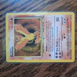 Pokemon TCG Moltres 12/62 1st Edition Fossil Holo 1999 - Image 1