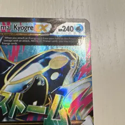 Pokemon Primal Kyogre EX Full Art Ultra Rare Holo 149/160 XY 240 HP - Image 5