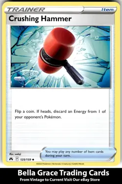 Crushing Hammer #125/159 Crown Zenith Pokemon Uncommon - Image 1