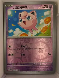 Jigglypuff 083/193 Common Paldea Evolved Pokemon Reverse Holo Near Mint - Image 1
