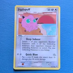 2004 Pokemon Jigglypuff 65/112 EX FireRed & LeafGreen - NM - Authentic - Image 1