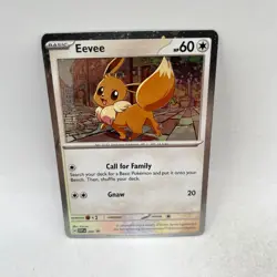 Eevee (Cosmos Holo) SVP 200 Holo Promo Scarlet & Violet Promo Pokemon Holo NM - Image 1