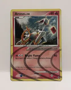 Pokemon TCG Arceus AR3 Arceus Set Holo Rare English Basic Bright Flame 80 - Image 1