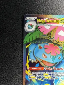Pokemon: Mega Venusaur EX Ultra Rare Full Art Holo 155/132 (Near Mint) - Image 5